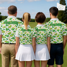 Load image into Gallery viewer, Personalized Mens Golf Polo Shirts Green Golf Courses Custom Name Golf Team Shirt, Golf Gifts NYN2880