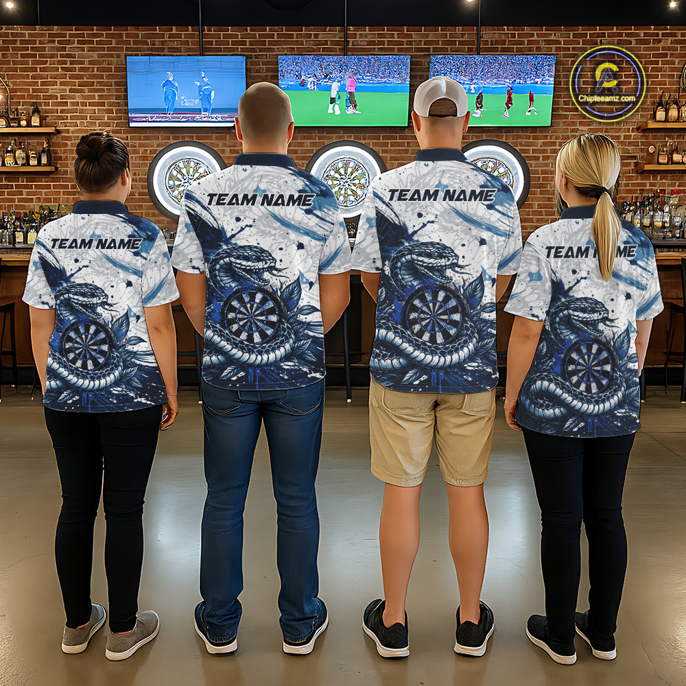 Red & Grey Smokes Dartboard Custom Men Darts Polo Shirts Grunge Dart League Jerseys NYN2279