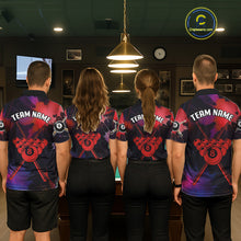Load image into Gallery viewer, Grunge Paint Splatter Pink Ball 8 Billiard Shirts For Women Personalized Billiard Attire Gifts NYN2789
