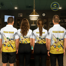 Load image into Gallery viewer, Funny Beer Play Pool Balls Billiard Team Shirt For Men Custom Billiard Polo &amp; 1/4 Zip Attire NYN2474