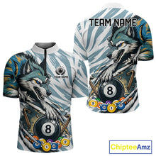 Load image into Gallery viewer, Personalized Wolf Claws 8 Ball Billiard Pool Shirt Custom Funny Billiard 3D Team Attire For Men NYN2951