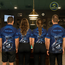 Load image into Gallery viewer, Personalized Funny 8 Ball Pool Cobra Snake Billiard Shirts For Women Billiard Polo &amp; 1/4-Zip Jerseys NYN2988
