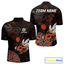 Load image into Gallery viewer, Bee &amp; Dart Arrow Honeycomb Darts Shirt For Men Custom Name &amp; Team Jersey | Opt2 NYN0652