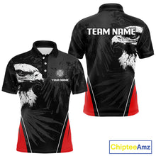 Load image into Gallery viewer, Custom Men's Darts Jersey Grunge Eagle And Dartboard Design For Darts Team NYN0272