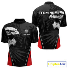 Load image into Gallery viewer, Custom Men's Darts Jersey Grunge Eagle And Dartboard Design For Darts Team NYN0272