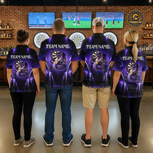 Load image into Gallery viewer, Custom Light Purple Cobra Darts Men Polo &amp; 1/4-Zip Dart Shirt Funny Rich Cobra Outfit Dart Jerseys NYN2902