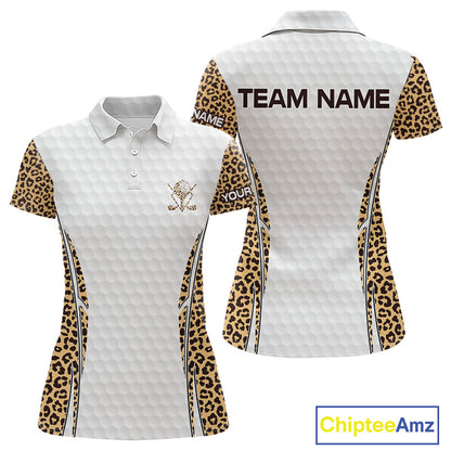 Camouflage Pattern Golf Ball Womens Golf Polo Shirts Custom Golf Team Clothing Golf Gifts For Women NYN2836