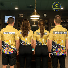 Load image into Gallery viewer, Funny Beer And Pool Balls Billiard Team Shirt For Women Custom Billiard Polo &amp; 1/4 Zip Attire NYN2477