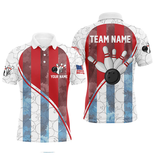 Bowling Shirt for Men Bowling Tournament Jersey Unisex Polo Bowling Shirt QZT273