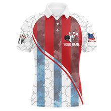Load image into Gallery viewer, Bowling Shirt for Men Bowling Tournament Jersey Unisex Polo Bowling Shirt QZT273