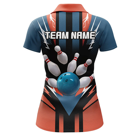 Personalized Bowling Shirt Polo Bowling Shirt for Women Bowling Team League QZT280