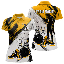 Load image into Gallery viewer, Personalized Women Polo Bowling Shirts Camo Bowling Team Jersey Multicolor QZT477