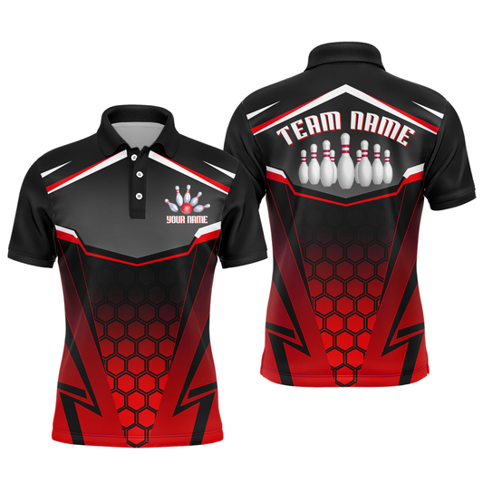 Personalized Bowling Shirt Multicolor Bowling Team League Men Bowling Jersey Polo Shirt Unisex QZT265