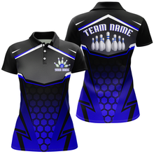 Load image into Gallery viewer, Personalized Bowling Shirt Bowling Team League Women Bowling Jersey Polo Shirt Unisex QZT265