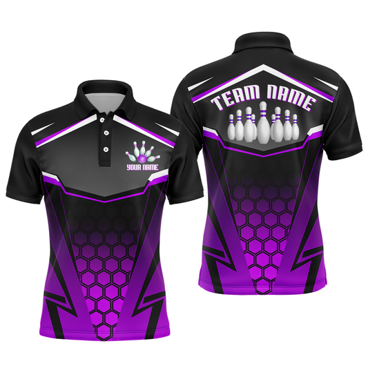 Personalized Bowling Shirt Multicolor Bowling Team League Men Bowling Jersey Polo Shirt Unisex QZT265