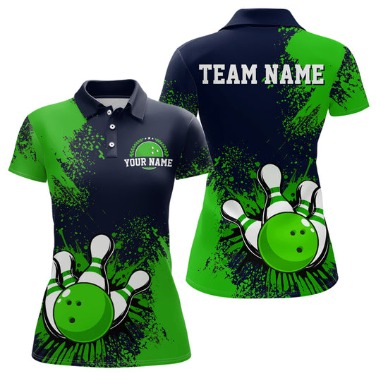 Personalized Women's Bowling Shirts Bowling Jersey Polo Bowling Performance QZT497