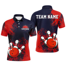 Load image into Gallery viewer, Personalized Men's Bowling Shirts Bowling Jersey Polo Bowling Performance QZT497