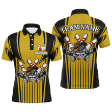 Load image into Gallery viewer, Custom Bowling Shirt for Men Bowling Jersey Bowling Team League Polo Shirt QZT44