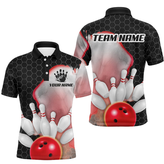 Personalized Bowling Shirt for Men Bowling Jersey Polo Shirt Unisex QZT284