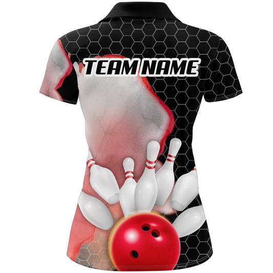 Personalized Bowling Shirt for Women Bowling Jersey Polo Shirt Unisex QZT284