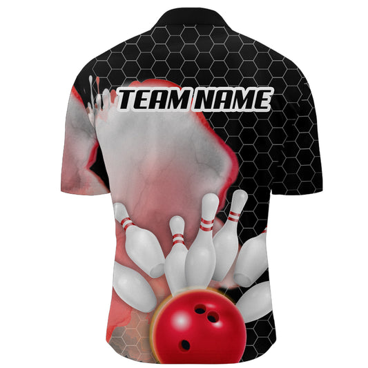 Personalized Bowling Shirt for Men Bowling Jersey Quarter Zip Shirt Unisex QZT284