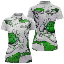 Load image into Gallery viewer, Personalized Unisex Bowling Jersey Polo Bowling Team Shirt for Women Bowler Gift QZT498