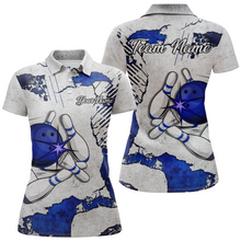 Load image into Gallery viewer, Personalized Unisex Bowling Jersey Polo Bowling Team Shirt for Women Bowler Gift QZT498