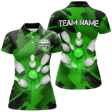 Load image into Gallery viewer, Camo 3D Bowling Shirts Women Custom Bowling Team Jersey Polo Multicolor QZT468