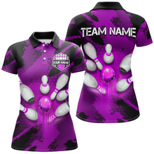 Load image into Gallery viewer, Camo 3D Bowling Shirts Women Custom Bowling Team Jersey Polo Multicolor QZT468