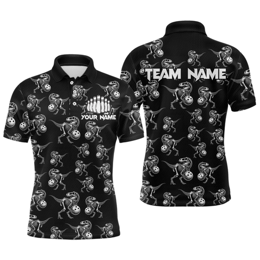 Custom Sauropod Bowling Shirt for Men And Women Quarter-Zip Bowling League Bowling Outfit QZT633