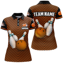 Load image into Gallery viewer, Personalized Bowling Shirt for Women Polo Bowling Jersey Bowling Team League QZT239