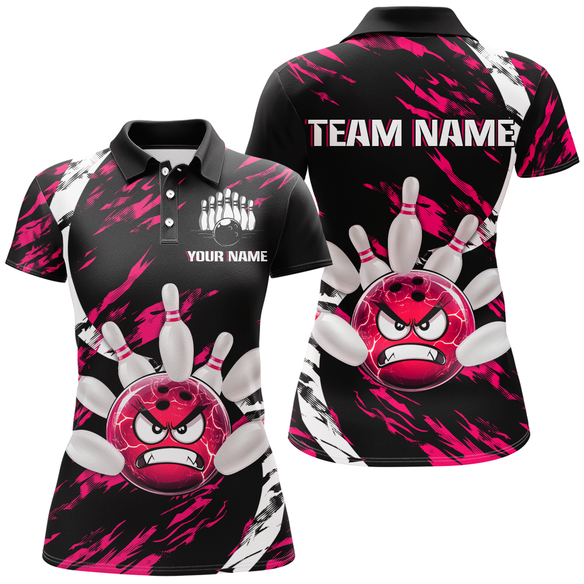 Men's Bowling Shirt Custom Bowling Jersey Polo Bowling Multicolor Team Shirts QZT483