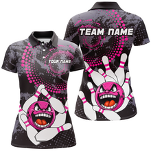 Load image into Gallery viewer, Personalized Bowling Shirts for Women Polo Camo Bowling Jersey Bowling Team League QZT446