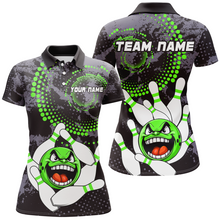 Load image into Gallery viewer, Personalized Bowling Shirts for Women Polo Camo Bowling Jersey Bowling Team League QZT446