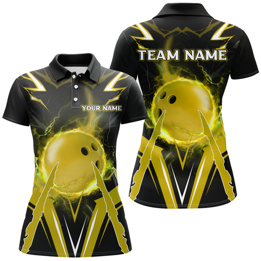 Personalized Bowling Team Shirts for Women Polo Bowling Shirt Multicolor QZT455
