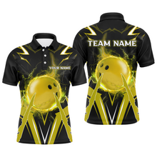 Load image into Gallery viewer, Personalized Bowling Team Shirts for Men Polo Short Sleeves Bowling Multicolor QZT455
