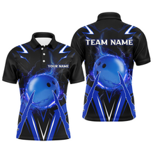 Load image into Gallery viewer, Personalized Bowling Team Shirts for Men Polo Short Sleeves Bowling Multicolor QZT455