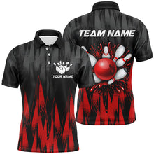 Load image into Gallery viewer, Unisex Bowling Team Jerseys Custom Red Bowling Polo Shirt For Men &amp; Women BDT458