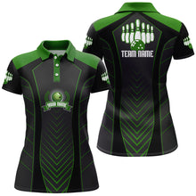 Load image into Gallery viewer, Bowling Polo Shirt For Women Custom Name Bowling Jersey Vintage Bowling Team Shirt BDT266