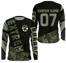 Load image into Gallery viewer, Green Camo Quad Racing Jersey Kid Men Women UPF30+ Custom ATV Motocross Off-road Shirt ATV MX PDT839