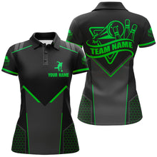 Load image into Gallery viewer, Bowling Jersey For Women Custom Name Bowling Shirt Team Bowlers Short Sleeve BDT267