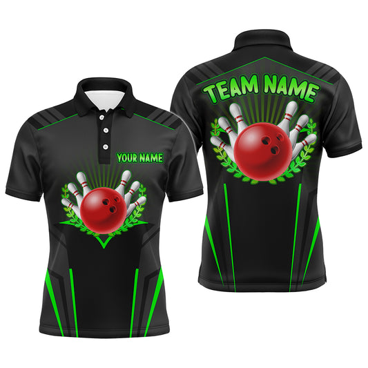 Personalized Bowling Jersey For Men Bowling Team League Shirts Custom Bowling Polo Shirt BDT378