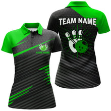 Load image into Gallery viewer, Personalized Bowling Jersey Women Custom Bowling Shirt Team League Bowling Polo Shirts BDT343