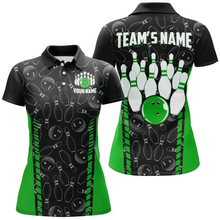 Load image into Gallery viewer, Custom Bowling Jersey For Women Seamless Pattern Bowling Shirt Team Bowling Polo Shirt BDT302