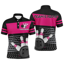 Load image into Gallery viewer, Bowling Polo Shirts For Men Bowling Team Jersey Custom Bowling Shirt BDT220