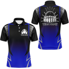 Load image into Gallery viewer, Custom Bowling Polo Shirt For Men Bowling Team Jersey Personalized Bowling Shirts BDT345