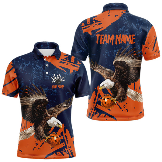 Custom Eagle Bowling Shirts Bowling Jersey for Men Women and Team Personalized MBL73