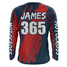 Load image into Gallery viewer, Motocross Racing Jersey UPF30+ Youth Adult&amp;Kid Dirt Bike Motox Off-Road Red MX Racing Shirt XM86