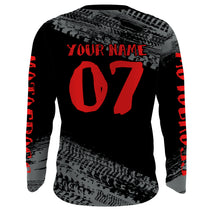 Load image into Gallery viewer, Motocross Jersey Kid Men Dirt Bike Racing Shirt Upf30+ Off-road Motorcycle Jersey Red XM202