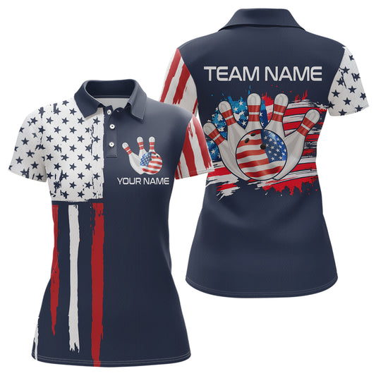 Custom American Bowling Shirt Bowling Jersey for Men Women Team Polo&1/4 Zip MBL59